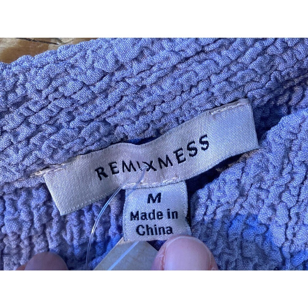 NWT Remixmess Baby Blues Dress Size Medium Women’s Lilac MSRP $46 - Picture 6 of 9